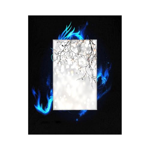 Mexpekil Bilderrahmen aus Holz, abstrakter blauer Feuerdrache, 15,2 x 10,2 cm, für Wand, Tisch, Collage, Bilderrahmen, Heimdekoration, Geschenke, 10,2 x 15,2 cm Mexpekil Bilderrahmen aus Holz, abstrakter blauer Feuerdrache, 15,2 x 10,2 cm, für Wand, Tisch, Collage, Bilderrahmen, Heimdekoration, Geschenke, 10,2 x 15,2 cm von Mexpekil