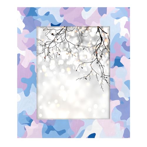 Mexpekil Bilderrahmen für Wandbehang und Tischplatte, 20 x 25 cm, Camouflage, Rosa, Lila, Holz-Bilderrahmen, Heimdekoration, Geschenk, 25,4 x 20,3 cm Mexpekil Bilderrahmen für Wandbehang und Tischplatte, 20 x 25 cm, Camouflage, Rosa, Lila, Holz-Bilderrahmen, Heimdekoration, Geschenk, 25,4 x 20,3 cm von Mexpekil