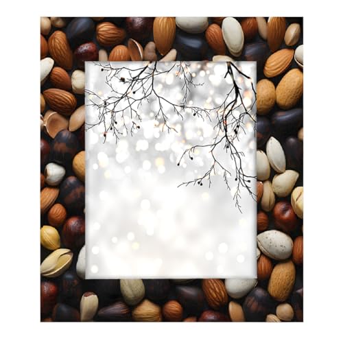 Mexpekil Bilderrahmen für Wandbehang und Tischplatte, 20 x 25 cm, Nussfutter, Holz-Bilderrahmen, Heimdekoration, Geschenk, 25,4 x 20,3 cm Mexpekil Bilderrahmen für Wandbehang und Tischplatte, 20 x 25 cm, Nussfutter, Holz-Bilderrahmen, Heimdekoration, Geschenk, 25,4 x 20,3 cm von Mexpekil