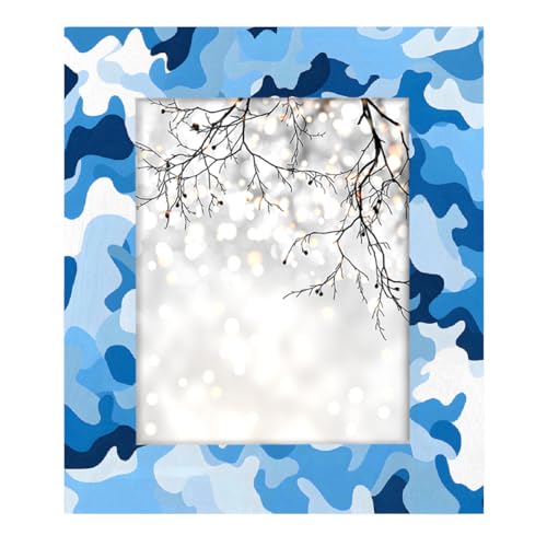 Mexpekil Bilderrahmen für Wandbehang und Tischplatte, 20 x 25 cm, hellblau, Camouflage, Holz-Bilderrahmen, Heimdekoration, Geschenk, 25,4 x 20,3 cm Mexpekil Bilderrahmen für Wandbehang und Tischplatte, 20 x 25 cm, hellblau, Camouflage, Holz-Bilderrahmen, Heimdekoration, Geschenk, 25,4 x 20,3 cm von Mexpekil