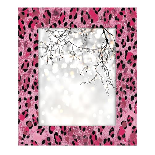 Mexpekil Bilderrahmen für Wandbehang und Tischplatte, 20 x 25 cm, rosa Glitzer, Leopardenmuster, Holz-Bilderrahmen, Heimdekoration, Geschenk, 25,4 x 20,3 cm Mexpekil Bilderrahmen für Wandbehang und Tischplatte, 20 x 25 cm, rosa Glitzer, Leopardenmuster, Holz-Bilderrahmen, Heimdekoration, Geschenk, 25,4 x 20,3 cm von Mexpekil