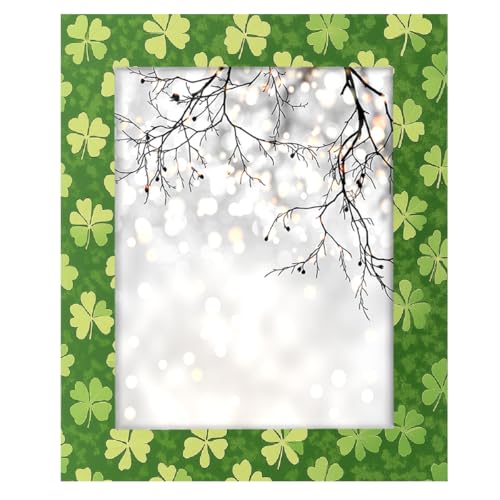 Mexpekil Bilderrahmen für Wandbehang und Tischplatte, 28 x 36 cm, grüner Kleeblatt-Holz-Bilderrahmen, Heimdekoration, Geschenk, 35,6 x 27,9 cm Mexpekil Bilderrahmen für Wandbehang und Tischplatte, 28 x 36 cm, grüner Kleeblatt-Holz-Bilderrahmen, Heimdekoration, Geschenk, 35,6 x 27,9 cm von Mexpekil