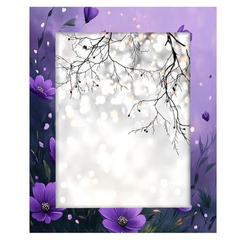 Mexpekil Bilderrahmen für Wandbehang und Tischplatte, 28 x 36 cm, violette Blumen, Malerei, Holz-Bilderrahmen, Heimdekoration, Geschenk, 35,6 x 27,9 cm Mexpekil Bilderrahmen für Wandbehang und Tischplatte, 28 x 36 cm, violette Blumen, Malerei, Holz-Bilderrahmen, Heimdekoration, Geschenk, 35,6 x 27,9 cm von Mexpekil