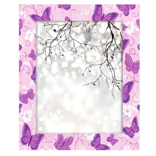 Mexpekil Bilderrahmen für Wandbehang und Tischplatte, 28 x 36 cm, violette Schmetterlinge, Blumenmuster, Holz-Bilderrahmen, Heimdekoration, Geschenk, 35,6 x 27,9 cm Mexpekil Bilderrahmen für Wandbehang und Tischplatte, 28 x 36 cm, violette Schmetterlinge, Blumenmuster, Holz-Bilderrahmen, Heimdekoration, Geschenk, 35,6 x 27,9 cm von Mexpekil