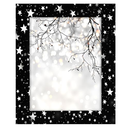 Mexpekil Bilderrahmen zum Aufhängen an der Wand und Tischplatte, 28 x 36 cm, Galaxie-Stern, Holz-Bilderrahmen, Heimdekoration, Geschenk, 35,6 x 27,9 cm Mexpekil Bilderrahmen zum Aufhängen an der Wand und Tischplatte, 28 x 36 cm, Galaxie-Stern, Holz-Bilderrahmen, Heimdekoration, Geschenk, 35,6 x 27,9 cm von Mexpekil