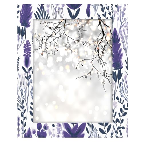 Mexpekil Bilderrahmen zum Aufhängen an der Wand und auf dem Tisch, 28 x 36 cm, Lavendel, Blumenmuster, Violett, Holz-Bilderrahmen, Heimdekoration, Geschenk, 35,6 x 27,9 cm Mexpekil Bilderrahmen zum Aufhängen an der Wand und auf dem Tisch, 28 x 36 cm, Lavendel, Blumenmuster, Violett, Holz-Bilderrahmen, Heimdekoration, Geschenk, 35,6 x 27,9 cm von Mexpekil