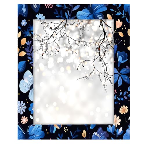Mexpekil Bilderrahmen zum Aufhängen an der Wand und auf dem Tisch, 28 x 36 cm, blauer Blumen- und Schmetterlings-Holz-Bilderrahmen, Heimdekoration, Geschenk, 35,6 x 27,9 cm Mexpekil Bilderrahmen zum Aufhängen an der Wand und auf dem Tisch, 28 x 36 cm, blauer Blumen- und Schmetterlings-Holz-Bilderrahmen, Heimdekoration, Geschenk, 35,6 x 27,9 cm von Mexpekil