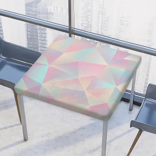 Mexpekil Dreieckige Tischdecke, quadratisch, 117 x 117 cm, elastisch, wasserdicht, Tischschutz für drinnen und draußen, Neonrosa Mexpekil Dreieckige Tischdecke, quadratisch, 117 x 117 cm, elastisch, wasserdicht, Tischschutz für drinnen und draußen, Neonrosa von Mexpekil