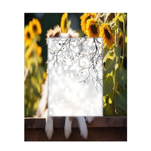 Mexpekil Rechteckiger Bilderrahmen, 12,7 x 17,8 cm, Tier, Hund, Sonnenblume, Holz, Fotorahmen für Schreibtisch, Tischplatte, Wandcollage, Dekoration, Wandmontage, Bilderrahmen ohne Matte Mexpekil Rechteckiger Bilderrahmen, 12,7 x 17,8 cm, Tier, Hund, Sonnenblume, Holz, Fotorahmen für Schreibtisch, Tischplatte, Wandcollage, Dekoration, Wandmontage, Bilderrahmen ohne Matte von Mexpekil