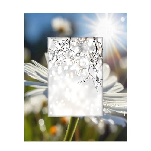 Mexpekil Rechteckiger Bilderrahmen, 12,7 x 17,8 cm, Tier-Marienkäfer-Blume, Sonnenschein, Holz, Fotorahmen für Schreibtisch, Tischplatte, Wandcollage, Dekoration, Wandmontage, Bilderrahmen ohne Matte Mexpekil Rechteckiger Bilderrahmen, 12,7 x 17,8 cm, Tier-Marienkäfer-Blume, Sonnenschein, Holz, Fotorahmen für Schreibtisch, Tischplatte, Wandcollage, Dekoration, Wandmontage, Bilderrahmen ohne Matte von Mexpekil