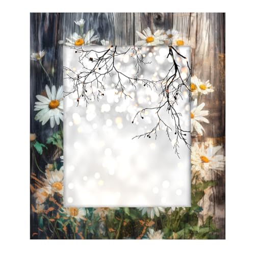 Mexpekil Rechteckiger Bilderrahmen, 20,3 x 25,4 cm, Gänseblümchen, Holz, Fotorahmen für Schreibtisch, Tischplatte, Wandcollage, Dekoration, Wandmontage, Bilderrahmen ohne Matte Mexpekil Rechteckiger Bilderrahmen, 20,3 x 25,4 cm, Gänseblümchen, Holz, Fotorahmen für Schreibtisch, Tischplatte, Wandcollage, Dekoration, Wandmontage, Bilderrahmen ohne Matte von Mexpekil