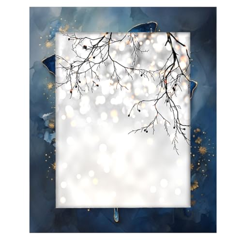 Mexpekil Rechteckiger Bilderrahmen, 27,9 x 35,6 cm, Azurblau, Schmetterlings-Holz, Fotorahmen für Schreibtisch, Tischplatte, Wandcollage, Dekoration, Wandmontage, Bilderrahmen ohne Passepartout Mexpekil Rechteckiger Bilderrahmen, 27,9 x 35,6 cm, Azurblau, Schmetterlings-Holz, Fotorahmen für Schreibtisch, Tischplatte, Wandcollage, Dekoration, Wandmontage, Bilderrahmen ohne Passepartout von Mexpekil