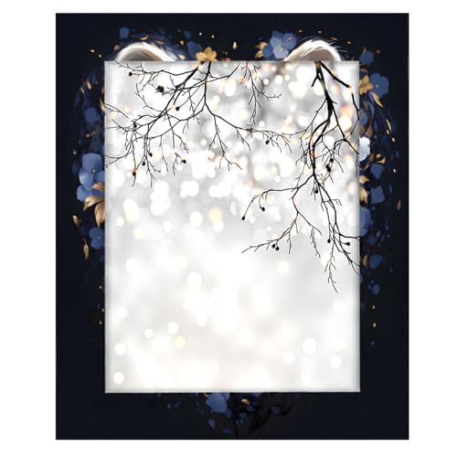 Mexpekil Rechteckiger Bilderrahmen, 28 x 35 cm, Blumenmuster, Leoparden-Kunst, Holz-Bilderrahmen für Schreibtisch, Tischplatte, Wandcollage, Dekoration, Wandmontage, Bilderrahmen ohne Matte Mexpekil Rechteckiger Bilderrahmen, 28 x 35 cm, Blumenmuster, Leoparden-Kunst, Holz-Bilderrahmen für Schreibtisch, Tischplatte, Wandcollage, Dekoration, Wandmontage, Bilderrahmen ohne Matte von Mexpekil