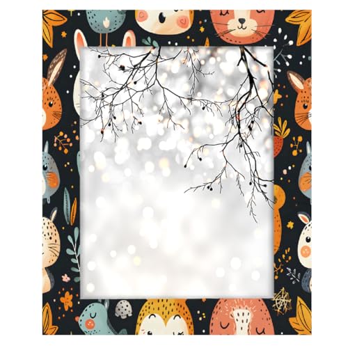 Mexpekil Rechteckiger Bilderrahmen, 28 x 35 cm, Cartoon-Hase, Tiger, Tier, Holz, Fotorahmen für Schreibtisch, Tischplatte, Wandcollage, Dekoration, Wandmontage, Bilderrahmen ohne Matte Mexpekil Rechteckiger Bilderrahmen, 28 x 35 cm, Cartoon-Hase, Tiger, Tier, Holz, Fotorahmen für Schreibtisch, Tischplatte, Wandcollage, Dekoration, Wandmontage, Bilderrahmen ohne Matte von Mexpekil