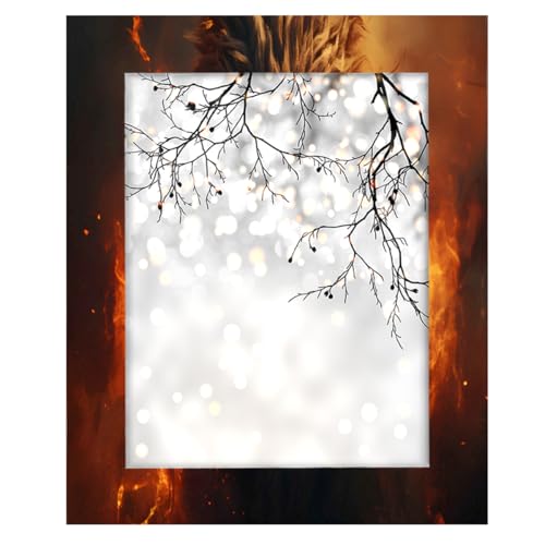 Mexpekil Rechteckiger Bilderrahmen, 28 x 35 cm, cooles Tier, Feuerlöwe, Holz, Fotorahmen für Schreibtisch, Tischplatte, Wandcollage, Dekoration, Wandmontage, Bilderrahmen ohne Matte Mexpekil Rechteckiger Bilderrahmen, 28 x 35 cm, cooles Tier, Feuerlöwe, Holz, Fotorahmen für Schreibtisch, Tischplatte, Wandcollage, Dekoration, Wandmontage, Bilderrahmen ohne Matte von Mexpekil