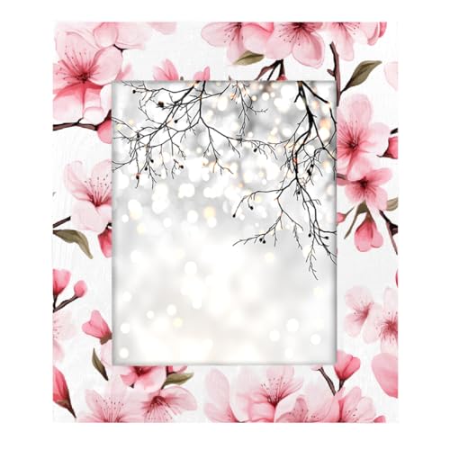 Mexpekil Rechteckiger Bilderrahmen aus Holz, 20,3 x 25,4 cm, rosa Kirschblumen, für Schreibtisch, Tischplatte, Wandcollage, Dekoration, Wandmontage, Bilderrahmen ohne Matte Mexpekil Rechteckiger Bilderrahmen aus Holz, 20,3 x 25,4 cm, rosa Kirschblumen, für Schreibtisch, Tischplatte, Wandcollage, Dekoration, Wandmontage, Bilderrahmen ohne Matte von Mexpekil