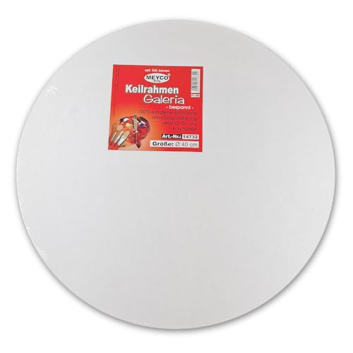Keilrahmen rund bespannt geheftet 1 Stck. Meyco Hobby 40 cm Keilrahmen rund bespannt geheftet 1 Stck. Meyco Hobby 40 cm von Meyco Hobby