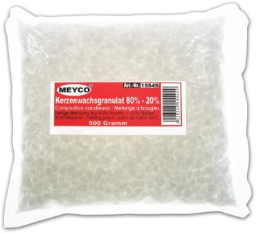 Kerzenwachsgranulat, 80/20%, 1 kg von Meyco Hobby