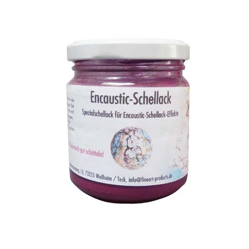 Encaustic-Schellack, 100 g im Gläschen, Pink von Meyco