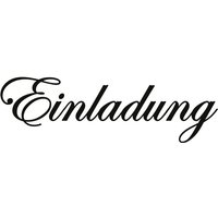 Holzstempel "Einladung" von Beige