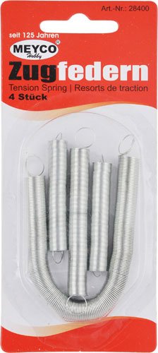 Meyco 4er-Set Zugfedern, 3 verschiedene Längen Meyco 4er-Set Zugfedern, 3 verschiedene Längen von Meyco