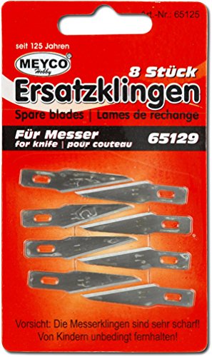Meyco 8 Ersatzklingen für Hobby Skalpellmesser Meyco 8 Ersatzklingen für Hobby Skalpellmesser von Guoml