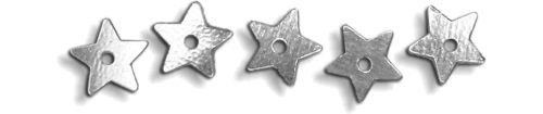 Meyco Pailletten Sterne ø 5mm im Beutel 1400 Stück Silber. Silber von Meyco