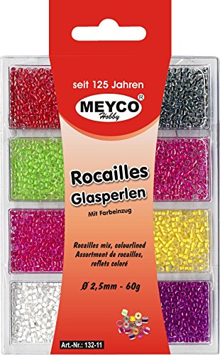 Rocailles 2,5 mm Farbeinzug Rocailles 2,5 mm Farbeinzug von Meyco