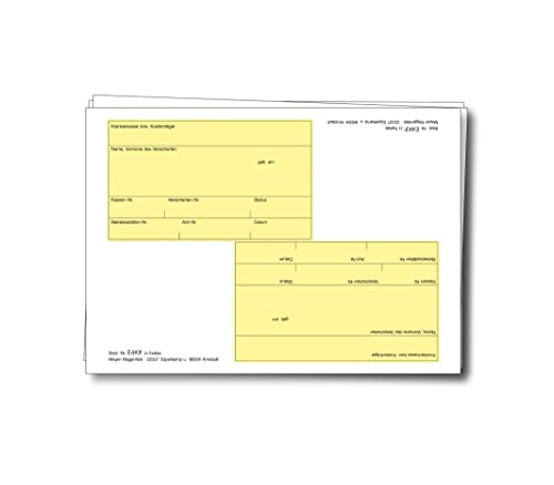 Adressfeldetiketten von MEYER-WAGENFELD | Selbstklebend | 2 Etiketten auf DIN A6 Trägerblatt | Farbe: Gelb | 500 Stück von Meyer-Wagenfeld