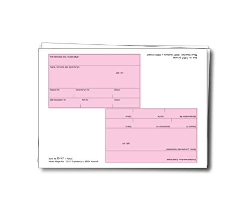 Adressfeldetiketten von MEYER-WAGENFELD | Selbstklebend | 2 Etiketten auf DIN A6 Trägerblatt | Farbe: Rosa | 500 Stück von Meyer-Wagenfeld