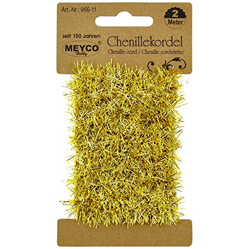 Meyercordt GmbH Chenillekordel 2m metallic gold von Meyercordt GmbH