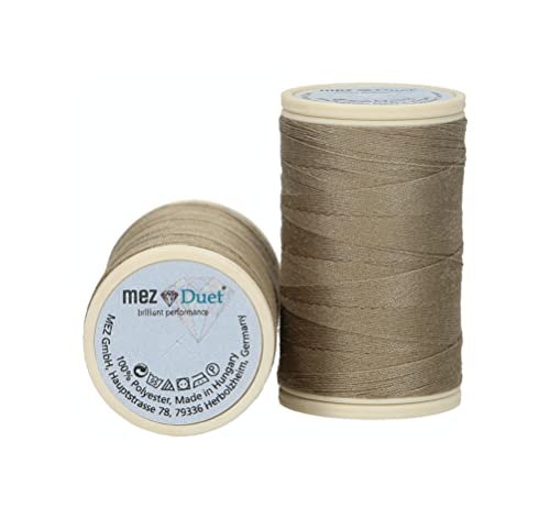 Mez D4646-5032 Nähgarn, Polyester, 5032 Braun, 200 Meter Länge, 13 gramm Mez D4646-5032 Nähgarn, Polyester, 5032 Braun, 200 Meter Länge, 13 gramm von MEZ