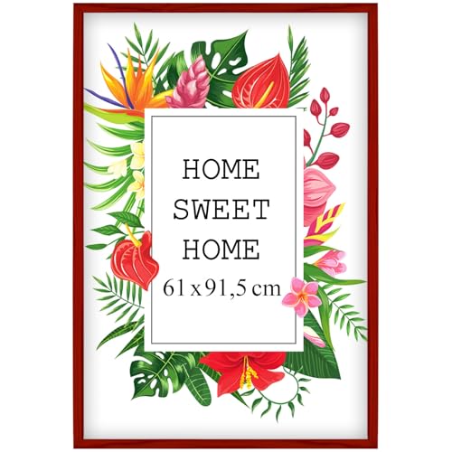 Mg Design Bilderrahmen 61x91,5 cm - Farbe Rot, aus Holz, mit Acrylglas - zum vertikalen oder horizontalen Aufhängen, ohne Hintergrund, für Fotos, Poster, Puzzles Mg Design Bilderrahmen 61x91,5 cm - Farbe Rot, aus Holz, mit Acrylglas - zum vertikalen oder horizontalen Aufhängen, ohne Hintergrund, für Fotos, Poster, Puzzles von Mg Design