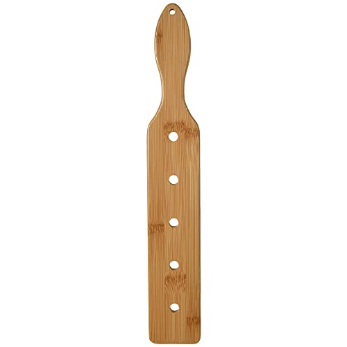 Bambusholz-Paddel, 35,6 cm, massiv, langlebig, glattes Holzpaddel mit Luftstrom-Löchern für Erwachsene und Kinder Bambusholz-Paddel, 35,6 cm, massiv, langlebig, glattes Holzpaddel mit Luftstrom-Löchern für Erwachsene und Kinder von MgTech