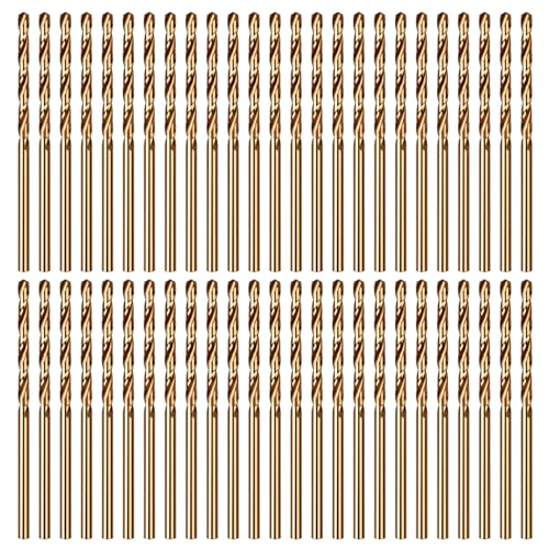 50pcs Twist Bohrerbits, 1/8 Zoll Hochhärte Spiralsägen-Tipp-Bohrer-Bit-Führer für Holz, Trockenbaute Bit Set von Mgonwl