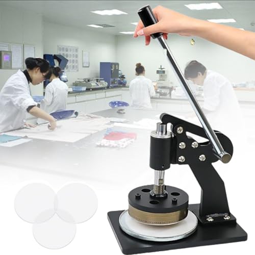 MhWrughts Stoffprobenschneider, Textilteppichprobenschneider - Rundprobenschneider, Schnittbereich optional, Schnittstärke 0-10 mm - Geeignet für Leder, Papptellerproben,10cm²Blade MhWrughts Stoffprobenschneider, Textilteppichprobenschneider - Rundprobenschneider, Schnittbereich optional, Schnittstärke 0-10 mm - Geeignet für Leder, Papptellerproben,10cm²Blade von MhWrughts