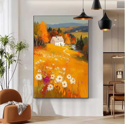 Malen Nach Zahlen Erwachsene Landschaft Malen Nach Zahlen mit Rahmen 50x70 cm , DIY Painting by Numbers Adults Blume Handgemalt Ölgemälde Kit mit 3 Pinseln und Acrylfarbe, Wanddeko Wohnzimmer b-92 Malen Nach Zahlen Erwachsene Landschaft Malen Nach Zahlen mit Rahmen 50x70 cm , DIY Painting by Numbers Adults Blume Handgemalt Ölgemälde Kit mit 3 Pinseln und Acrylfarbe, Wanddeko Wohnzimmer b-92 von Mhpbdljy
