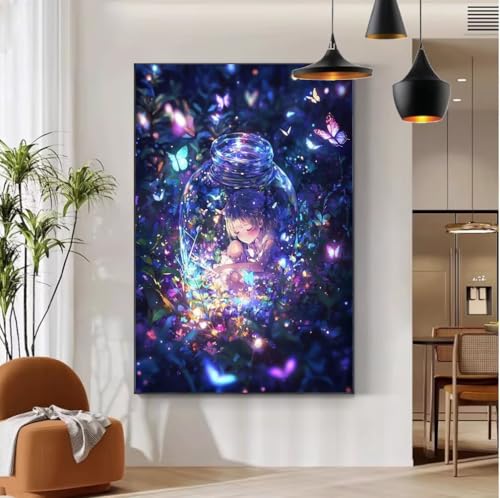 Malen Nach Zahlen Erwachsene mit Rahmen Abstrakt Malen Nach Zahlen Erwachsene Schmetterling Muster, DIY Handgemalt Ölgemälde Kit mit Pinseln + Acrylfarbe + 50x70 Leinwand Knitterfreie, Deko Schlafb-87 Malen Nach Zahlen Erwachsene mit Rahmen Abstrakt Malen Nach Zahlen Erwachsene Schmetterling Muster, DIY Handgemalt Ölgemälde Kit mit Pinseln + Acrylfarbe + 50x70 Leinwand Knitterfreie, Deko Schlafb-87 von Mhpbdljy