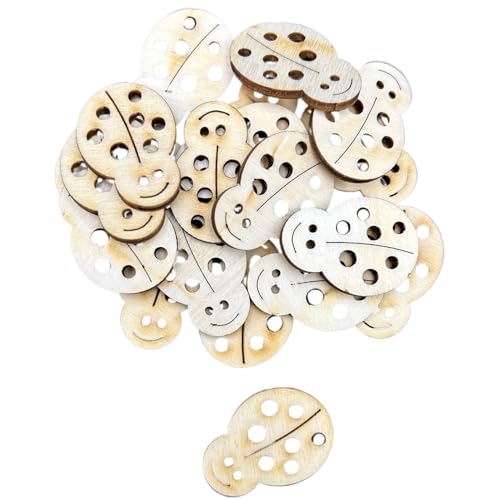 9 Stück Holz Marienkäfer Verzierungen – Mini Holzfiguren zum Basteln – 2,3 x 3,3 cm – DIY Scrapbooking, Kinderbastelei, Karten, Frühling, Naturdeko 9 Stück Holz Marienkäfer Verzierungen – Mini Holzfiguren zum Basteln – 2,3 x 3,3 cm – DIY Scrapbooking, Kinderbastelei, Karten, Frühling, Naturdeko von MiL4