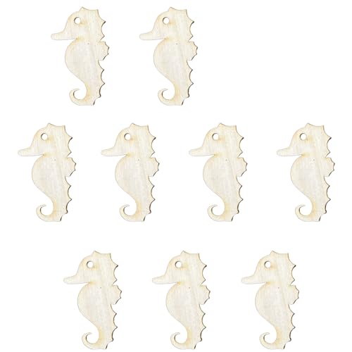 9 Stück Holz Seepferdchen Verzierungen – 3,5 x 6,5 cm – DIY Holzfiguren aus Sperrholz – Lasergeschnitten – Naturdeko, Basteln, Scrapbooking, Meeresmotive 9 Stück Holz Seepferdchen Verzierungen – 3,5 x 6,5 cm – DIY Holzfiguren aus Sperrholz – Lasergeschnitten – Naturdeko, Basteln, Scrapbooking, Meeresmotive von MiL4