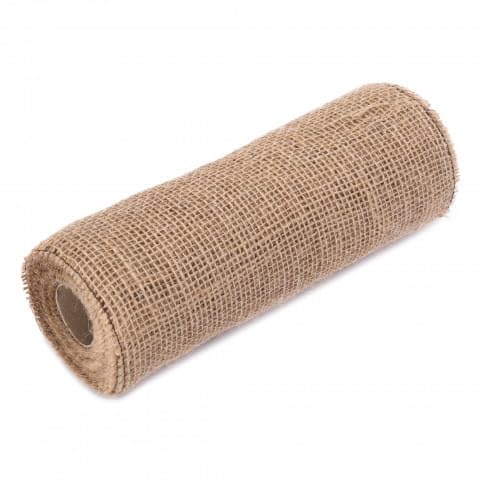 MiL4 Juteband, Naturfarben, 100% Jute Dekoband für Basteln und Tischdeko, 20 cm x 5 m Rolle, 225 g/m², Vielseitig Einsetzbar MiL4 Juteband, Naturfarben, 100% Jute Dekoband für Basteln und Tischdeko, 20 cm x 5 m Rolle, 225 g/m², Vielseitig Einsetzbar von MiL4