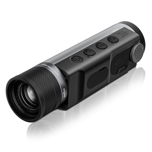 MiLESEEY TNV30 Handheld Wärmebildkamera Jagd, mit 256x192 (25Hz) @12μm Wärmebildobjektiv und Fotos und Videos aufnehmen, 5 Farbpaletten für jeden Forscher (11mm) von MiLESEEY