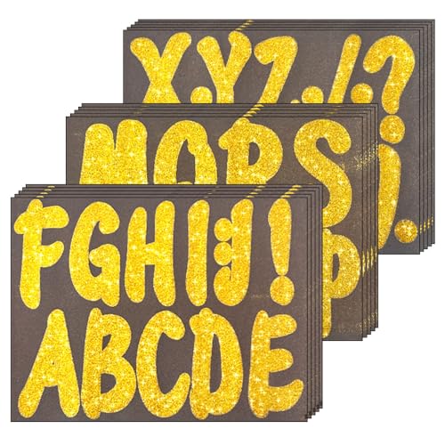 Glitzernde Buchstaben Aufkleber, 15 Stück Wasserdichte Alphabet Sticker, Bunte DIY-Buchstaben Dekoration Etiketten für Pinnwand, Tasse, Notizbuch, Flaschen Glitzernde Buchstaben Aufkleber, 15 Stück Wasserdichte Alphabet Sticker, Bunte DIY-Buchstaben Dekoration Etiketten für Pinnwand, Tasse, Notizbuch, Flaschen von MiOYOOW