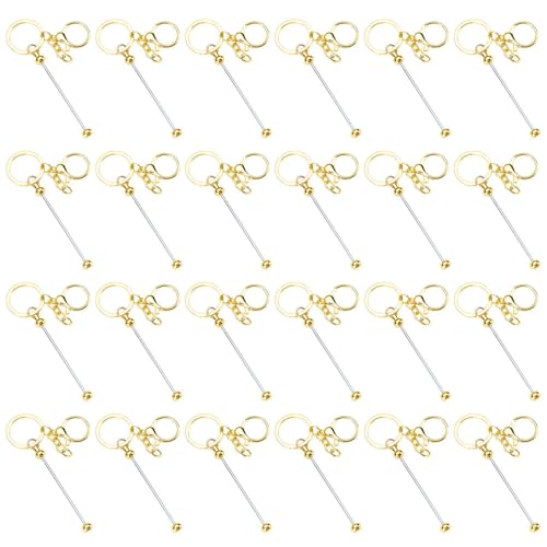 MiOYOOW Blanko Schlüsselanhänger mit Perlen, 24 Stück Perlen Schlüsselanhänger Stange Perlen Schlüsselanhänger Set, DIY Schlüsselanhänger Charms für DIY-Schmuck, Schlüsselanhänger, Basteln MiOYOOW Blanko Schlüsselanhänger mit Perlen, 24 Stück Perlen Schlüsselanhänger Stange Perlen Schlüsselanhänger Set, DIY Schlüsselanhänger Charms für DIY-Schmuck, Schlüsselanhänger, Basteln von MiOYOOW