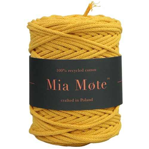 Mia Mote Basic Line Flechtkordel - Geflochtene Baumwollschnur mit Baumwollkern 5 mm - Baumwollschnur - Schnur für Makramee, DIY, Kunsthandwerk, DIY Dekoration - Orpiment On Dolomite 50m Mia Mote Basic Line Flechtkordel - Geflochtene Baumwollschnur mit Baumwollkern 5 mm - Baumwollschnur - Schnur für Makramee, DIY, Kunsthandwerk, DIY Dekoration - Orpiment On Dolomite 50m von Mia Mote