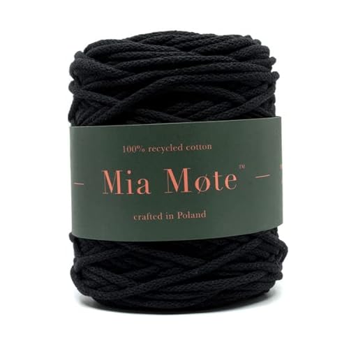 Mia Mote Basic Line Flechtkordel - Geflochtene Baumwollschnur mit Baumwollkern 5 mm - Baumwollschnur - Schnur für Makramee, DIY, Kunsthandwerk, DIY Dekoration - Shungite 50m Mia Mote Basic Line Flechtkordel - Geflochtene Baumwollschnur mit Baumwollkern 5 mm - Baumwollschnur - Schnur für Makramee, DIY, Kunsthandwerk, DIY Dekoration - Shungite 50m von Mia Mote