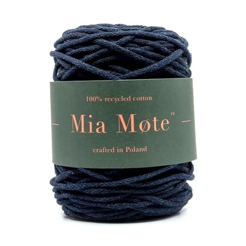 Mia Mote Basic Line Flechtkordel - Geflochtene Baumwollschnur mit Baumwollkern 5 mm - Baumwollschnur - Schnur für Makramee, DIY, Kunsthandwerk, DIY Dekoration - Sodalite 50m Mia Mote Basic Line Flechtkordel - Geflochtene Baumwollschnur mit Baumwollkern 5 mm - Baumwollschnur - Schnur für Makramee, DIY, Kunsthandwerk, DIY Dekoration - Sodalite 50m von Mia Mote