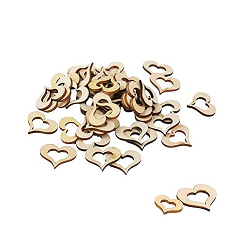 MiaLover 200 Stück Holzherz Hohl Holz Herz Mini Wooden Hearts Holzherzen Basteln Holzscheiben für DIY Handwerk Hochzeit Weihnachten -1cm 2cm MiaLover 200 Stück Holzherz Hohl Holz Herz Mini Wooden Hearts Holzherzen Basteln Holzscheiben für DIY Handwerk Hochzeit Weihnachten -1cm 2cm von MiaLover