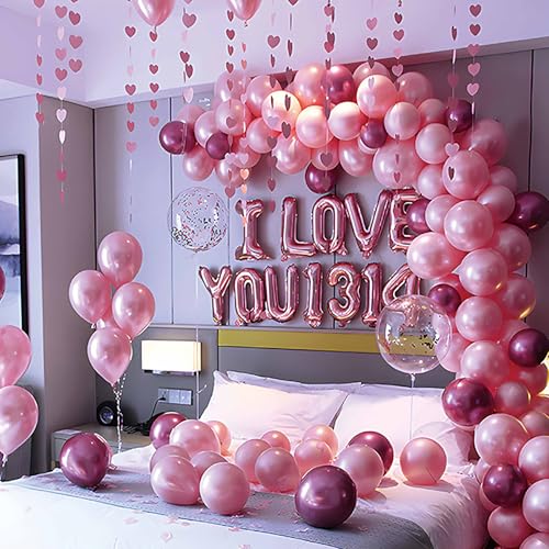 Hochzeit Raumdekoration Ballon Set Latex Ballon Hochzeit Verlobung Party Dekoration von Miaoyak