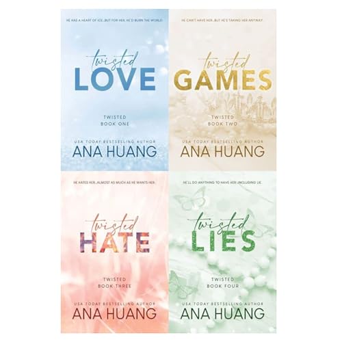 Miaoyak Twisted Series, Twisted Love Twisted Games Twisted Hate And Twisted Lies Taschenbuch, englisches Buch Geschenke von Miaoyak